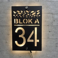 ACP House Number Plate House Number Plate UK 20x30cm House Name Plate