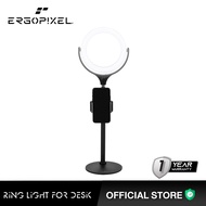 Ergopixel Desktop Tripod Stand With LED Ring Light - Black (EP-PC0001) เออร์โกพิกเซล ไฟวงแหวน พร้อมขาตั้ง สีดำ