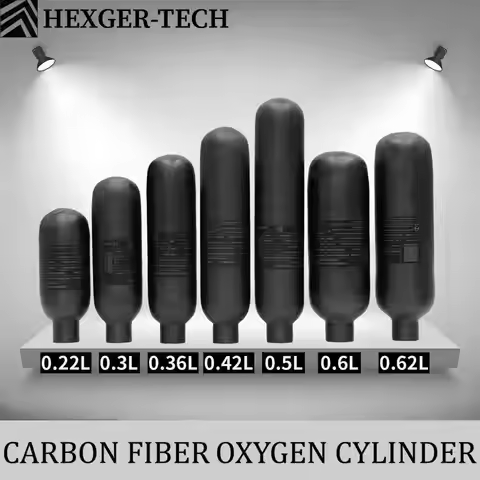 4500PSI 300Bar 30MPA 0.22L/ 0.3L/ 0.36L /0.42L/ 0.5L/ 0.6L /0.62L/ Carbon Fiber Cylinder HPA Tank Di