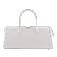 Pre-owned Hermès Parribonne Bay PM handbag, made in France with Epsom leather, white, 2006, double z