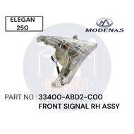 MODENAS ELEGAN 250 100% ORIGINAL FRONT SIGNAL WINKER ASSY RIGHT LEFT KANAN KIRI 33400-ABD2-C00 33450