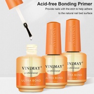 Professional Nail Primer Bond Acid-Free Nail Bonding Primer Help Adhere Natural Nails Fast Dry Dehyd