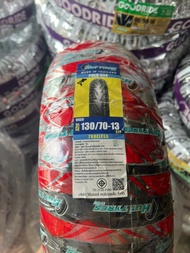 ยางนอก เรเดียน 130/70-13 Hut ยางไทย ไม่ใช้ยางใน Polo-524 ล้อหลัง Nmax