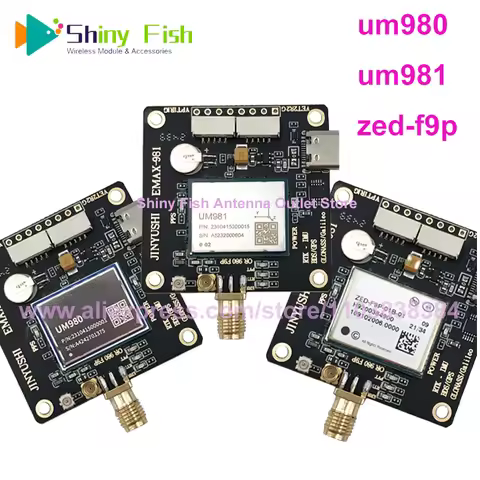 Free Ship GNSS Module um981DM UM980 ZED-F9P RTK/INS IMU Board Unicore UM981 Type-C Multi-frequency G