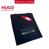 HUGO OBLONG THICK Random Motif T-Shirt Random Men's T-Shirt Men's/ Men's Hugo Spandex Fit Thick Cool