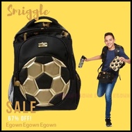 Original Children's Gift Smiggle Backpack Rocket Golden Ball Ball Bag