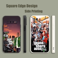 Casing For OPPO A5 A9 A53 A32 A7X Reno 6 5 Z 2020 5G Grand Theft Auto V Games BOK04 Phone Case Squar