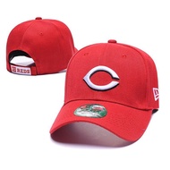 iTUo MLB Fashion Cincinnati Reds Cap 9forty Baseball Cap Adjustable Cap Men Women Red Hat 4WMV