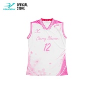Volleyball Sakura I - Sports Jersey Women's Full Print Badminton VolleyballWanita S-XXL
