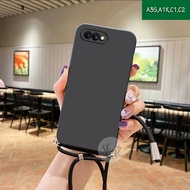 Softcase Tali For OPPO A3S REALME C1| Case Camera Protech | Case Macaron OPPO A3S REALME C1 | Softca