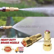 Copper Adjustable Sprayer Mist Nozzle Brass 14MM 1/4 Gardening knapsack sprayer battery sprayer