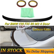 Car Carbon Fiber Rear Trunk Spoiler Wing Boot Lip For BMW F30 F35 F80 M3 2/4 Door M4 328i 335i 3 Ser