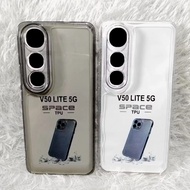 Softcase Casing Clear Black VIVO V50 5G V50 LITE 4G/5G Transparent Clear Silicone Back Protector hp+