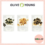 [OLIVE YOUNG] Crispy Sweet Rice Chips, Bu-gak 3 Types (Laver Chips / Pollack Skin Chips / Soybean Mayo) Delight Project Korean Snack