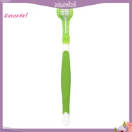 xavexbxl|  Pet Toothbrush Three Sided Multi-angle Cleaning Plastic Dog Soft Bristle Toothbrush for O