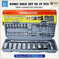 KENMASTER SOCKET Wrench SET 27 PCS - SOCK - MOTORCYCLE SHOCK KENMASTER Socket Wrench Set 27 Pcs Sock