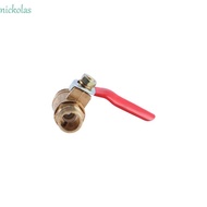 NICKOLAS Ball Valve Full Port Hose Connector 12mm Air Compressor Switch