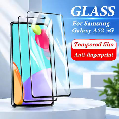 2PCS Screen Protector For Samsung Galaxy A37 A52 A52s 5G A53 5G A54 A55 Tempered Glass For Samsung G
