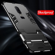 For OnePlus 6T 6 7 7 Pro Rugged Armor Shockproof Phone Case Kickstand Cover