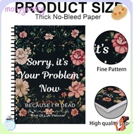 MOILYGOODSG End of Life Planner, Color When I'm Gone Workbook Legacy Planning Notebook, I'm Dead Now