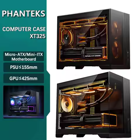 PHANTEKS XT325 MATX Seaview Tempered Glass Desktop Computer Case 360 water cooling position Type-C 2