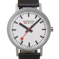Mondaine MONDAINE 手錶 A463.30007.11SBB 不銹鋼 x 皮革銀色石英模擬顯示白色錶盤女士 [二手]
