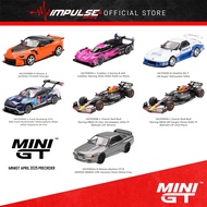 [PREORDER] Mini GT 1:64 Nissan Z / RX-7  / GT-R R32 / V-Series.R 01 / Red Bull Racing RB20 (#1/#11) 