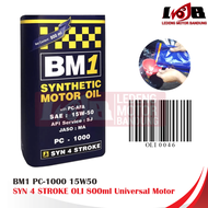 Oli Bm1 PC-1000 sae 15w50 Syn 4 Stroke 800ml Motor Bebek 4T