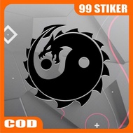 1161 dragon sticker, dragon cutting sticker