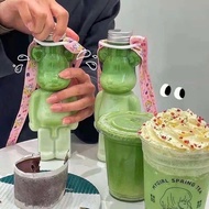 Combo 50/128 Bearick Bear 500mll fi38 aluminum lid - plastic lid for food, mixing, milk tea, juice -