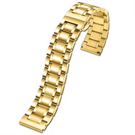 HAODEE for Diesel DZ7333 DZ4344 Watch Large dial Men Metal Stainless Steel Watch Band Gold Strap 24M