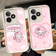 Soft Casing for Realme C61 C55 C33 6 C67 Note 60 C51 50 C63 C31 Narzo 50A Prime C53 GT C35 5G White 