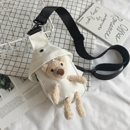 Gratis Ongkir - Waist Bag Boneka / Tas Selempang Boneka Import / Tas Pinggang Boneka Lucu