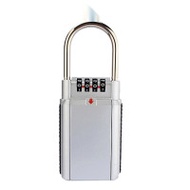 鑰匙密碼盒 懸吊式鑰匙密碼盒 合金密碼鑰匙收納盒 金屬鑰匙盒 鋅合金 銀色 170*65mm 11199 - 銀色170*65mm