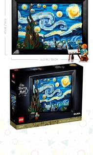 接受預訂：2022年最新款LEGO樂高No.21333梵高星月夜油畫IDEAS創意藝術掛飾收藏擺件拼插積木。非常好玩！售價$3888一盒(這貨品價格已經包括製造商他們自己去寄順豐速遞給客的郵費費用）只