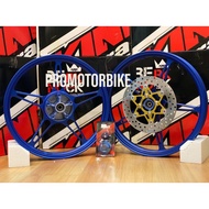 King Drag KINGDRAG Forged SPORTRIM Sport Rim Cutting FG510 Y15ZR Y15 EXCITER150 Orange Blue Gold