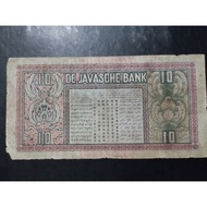 Paling Dicari Uang Kuno De Javasche Bank 10 Gulden Wayang Tahun 1938