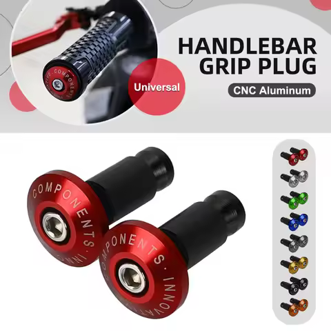 Motorcycle Handlebar Grips Handle Bar Cap End Plugs For Honda CB190R CB125R CB500X CB500F CBR6000RR
