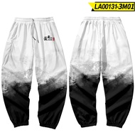 QJMBF กางเกงอะนิเมะสไตล์ญี่ปุ่นกางเกงคาร์โก้ยาวผู้ชายหลายกระเป๋ากางเกงวิ่งออกกำลังกายฮาราจูกุกางเกงว