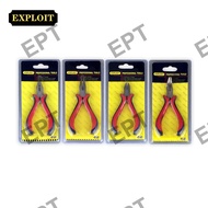 EXPLOIT MINI PLIERS 4.5'' COMBINATION / LONG NOSE / CUTTING / BEN NOSE