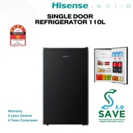 Hisense Single Door Refrigerator 110L RR120D4ABN1, Fridge peti sejuk