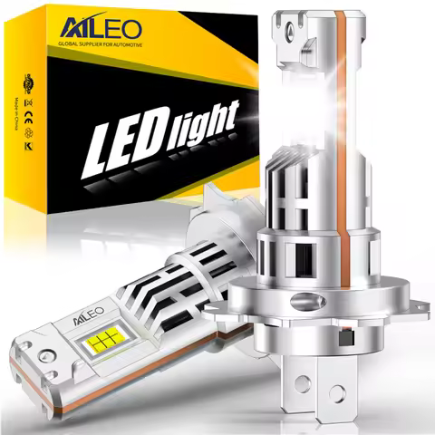 AILEO 2Pcs H7 350W 80000LM LED Lights H4 H8 H9 H11 9005/HB3 9006/HB4 6500K Headlight Bulb Design Wir