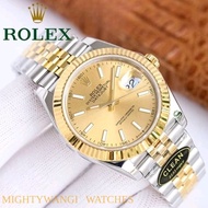 original 【Datejust】 Rolex Jam tangan Lelaki Automatik / Automatic Men's Watch 36mm diameter stainles