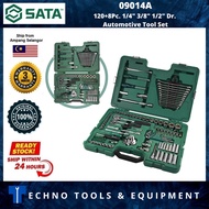 SATA 09014A 128PCS 1/4" 3/8" & 1/2" DR SOCKET WRENCH SET METRIC