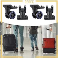 [Perfk] Luggage Wheel Replacement Baggage Wheel Durable Trunk Wheels for Trolley