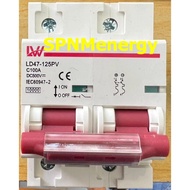 เบรคเกอร์ไฟกระแสตรง DC breaker 2P 125A 550Vdc WORLDSUNLIGHT By SPNMenergy