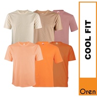 【BEST SELLER】OREN SPORT Baju T Shirt Microfiber Lelaki Perempuan Round Neck Lengan Pendek QD04 J