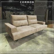 🔥 Free Install 🔥 Common Space - Olio 3 Seaters Sofa Set | Velvet Fabric | Adjustable Backrest 沙发