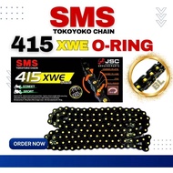 SMS 415XER 415 XWE - 132L 428XER 428 XWE - 132L O-RING CHAIN BLACK GOLD ORIGINAL SMS YTZ6V YTZ5S NGK