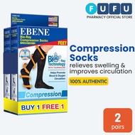 Ebene Bio-Ray Compression Socks (S/M & L/XL) 2's